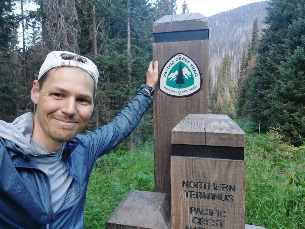 PCT Northern Terminus Endlich angekommen